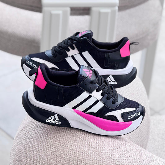 ADIDAS Z DAMA NEGRO X FUCSIA