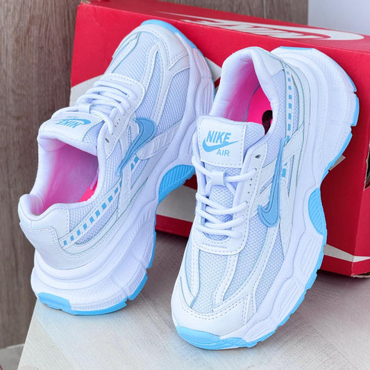 TENIS NIKE AIR BLANCO X AZUL