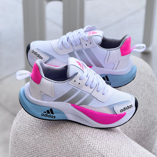ADIDAS Z DAMA BLANCO X FUCSIA