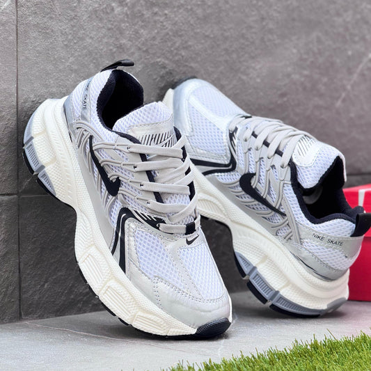 SKATE GRIS X BLANCO
